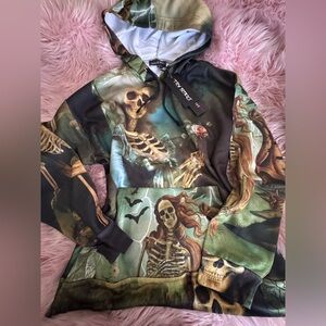 Dolls Kill Trickz N’ Treatz “Cursed Image” Oversized Jacket Sz M